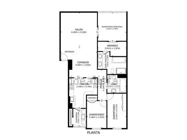 Flat with garden for sale in Avenida Pío 12 1, imagen 3