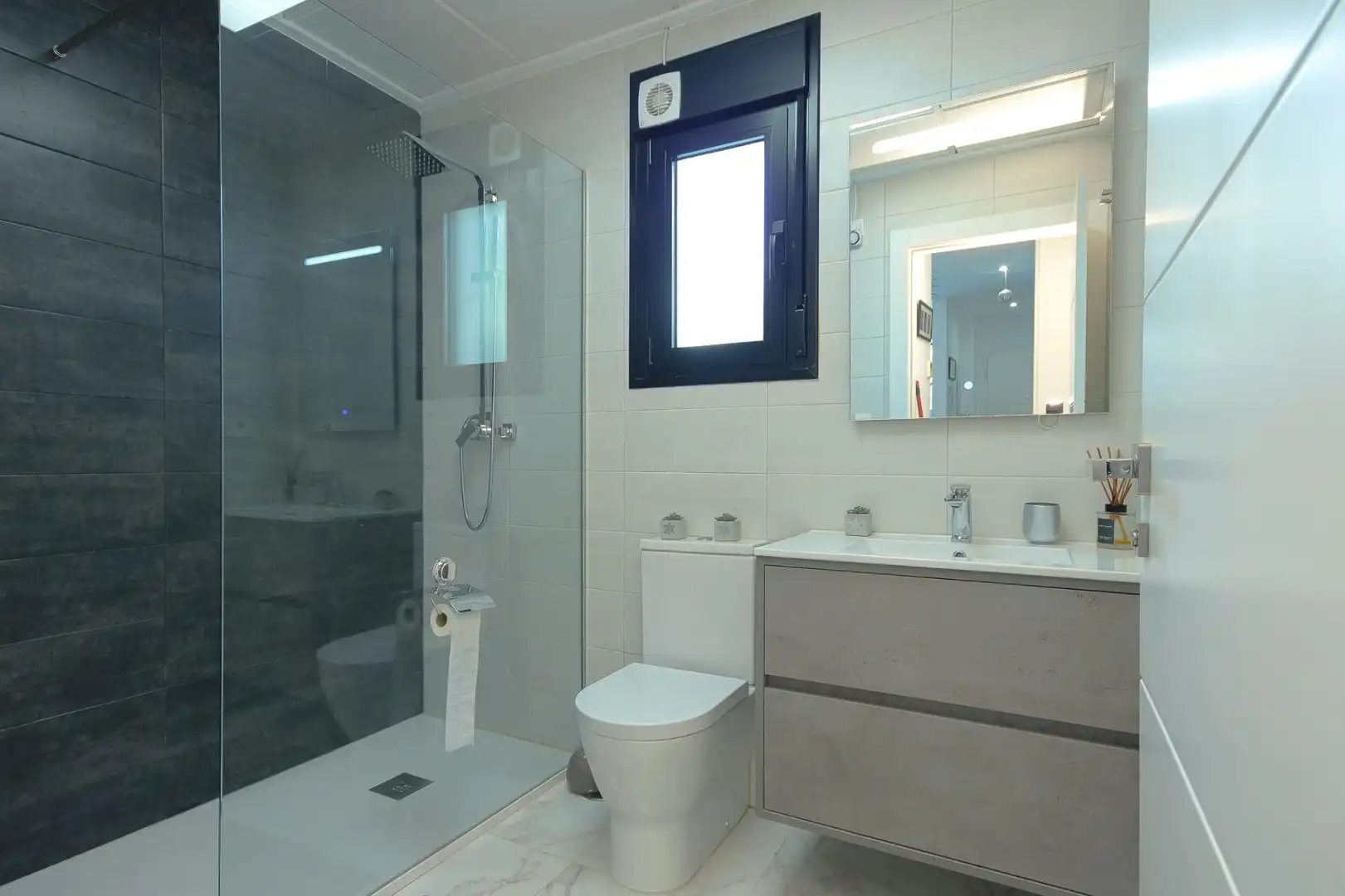 Bathroom of Houses for rent in San Javier  with Air Conditioner, Heating and Private garden