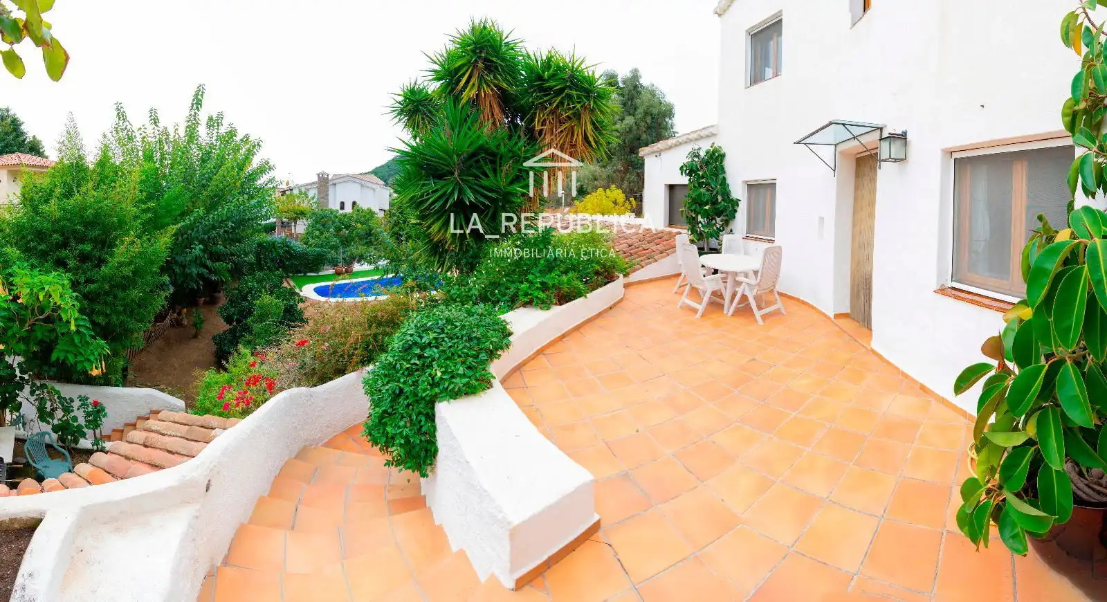 Jardín de Casa o chalet en venta en Cabrera de Mar con Aire acondicionado, Calefacción y Jardín privado