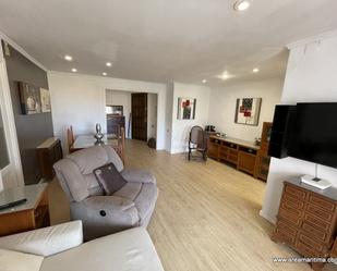 Sala d'estar de Apartament de lloguer en Alboraya amb Aire condicionat, Parquet i Terrassa