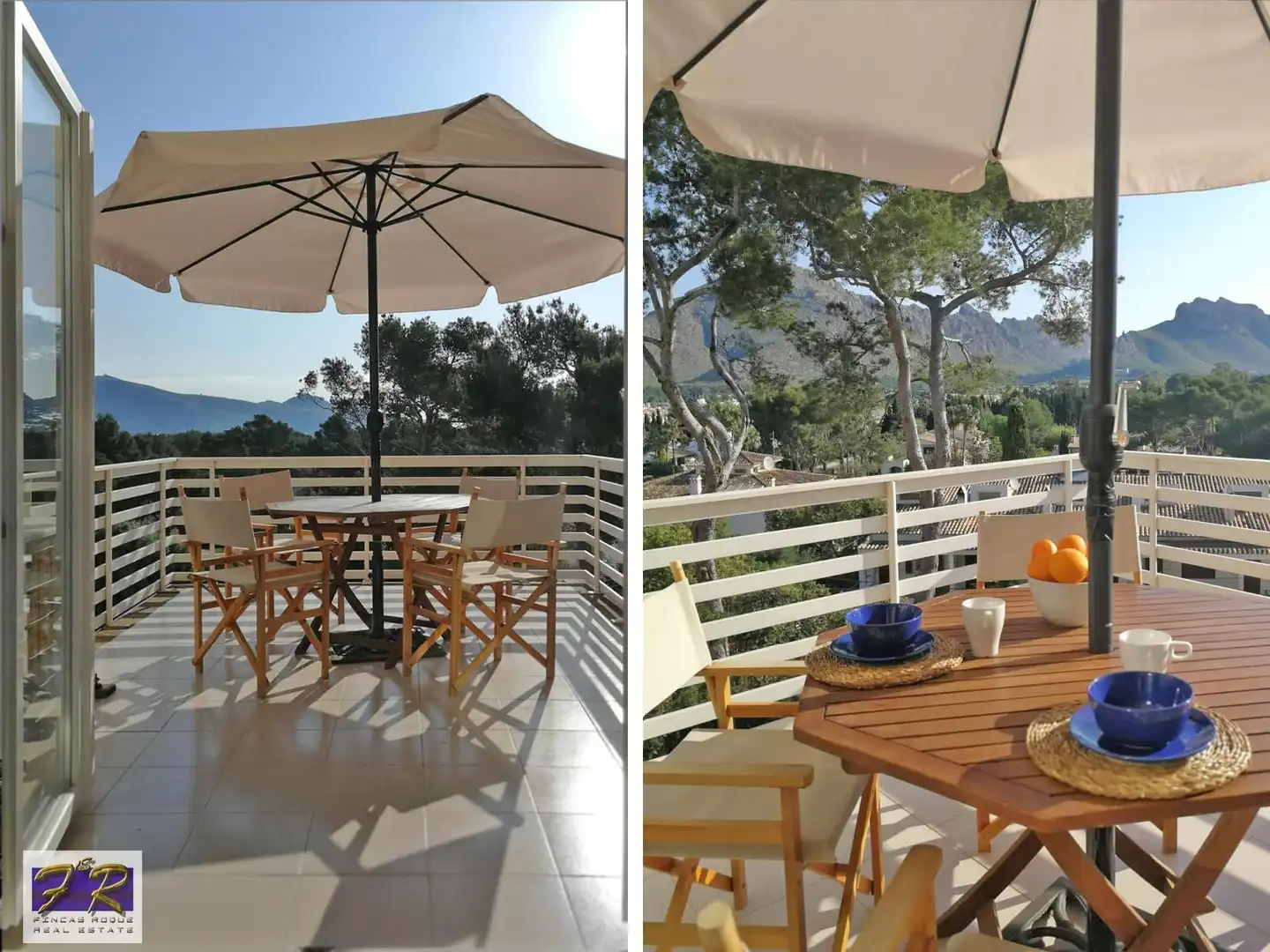 Terrasse von Wohnung zum Verkauf in Pollença mit Klimaanlage, Abstellraum und Schwimmbad