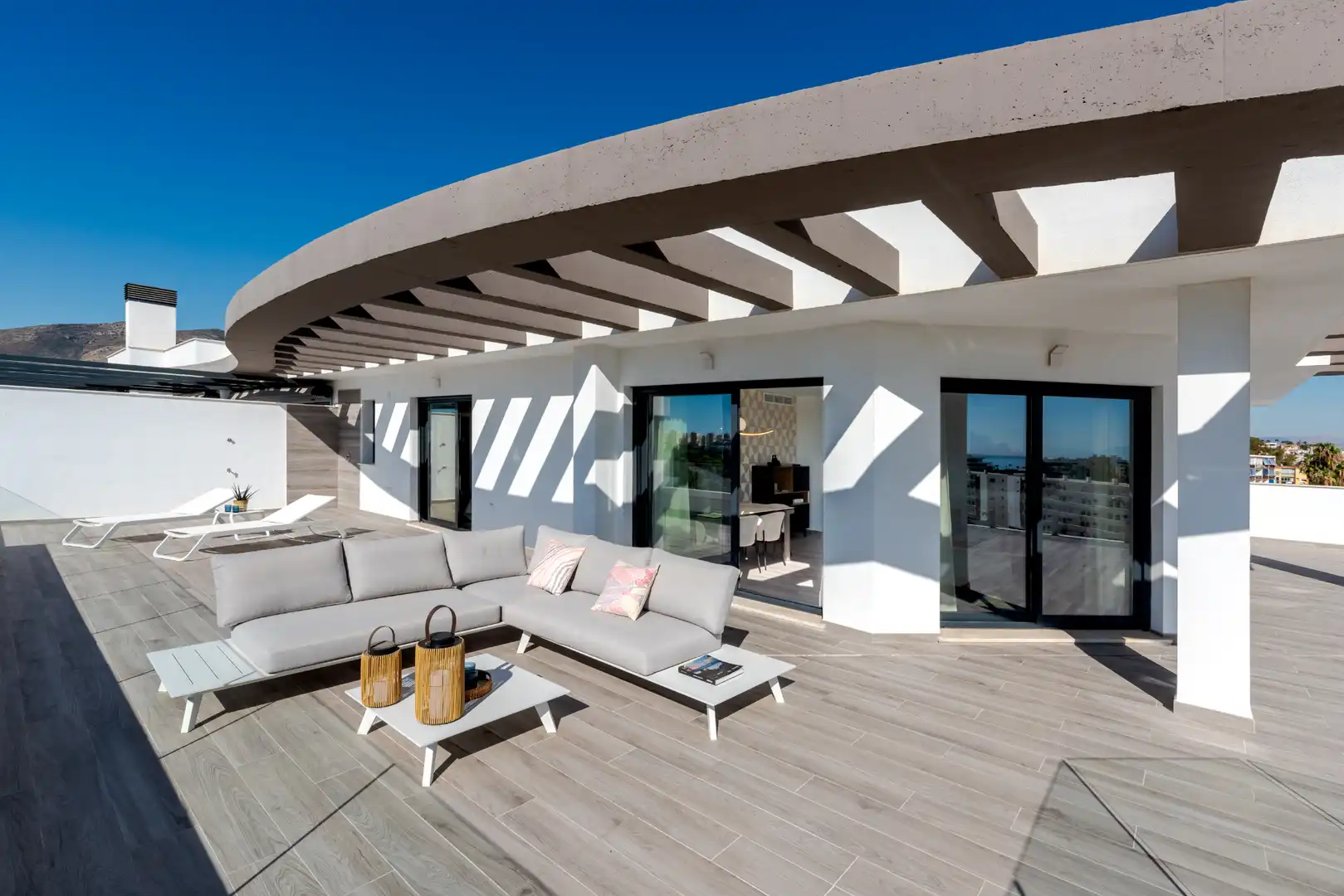Terrasse von Dachboden zum Verkauf in Torremolinos mit Klimaanlage, Heizung und Terrasse