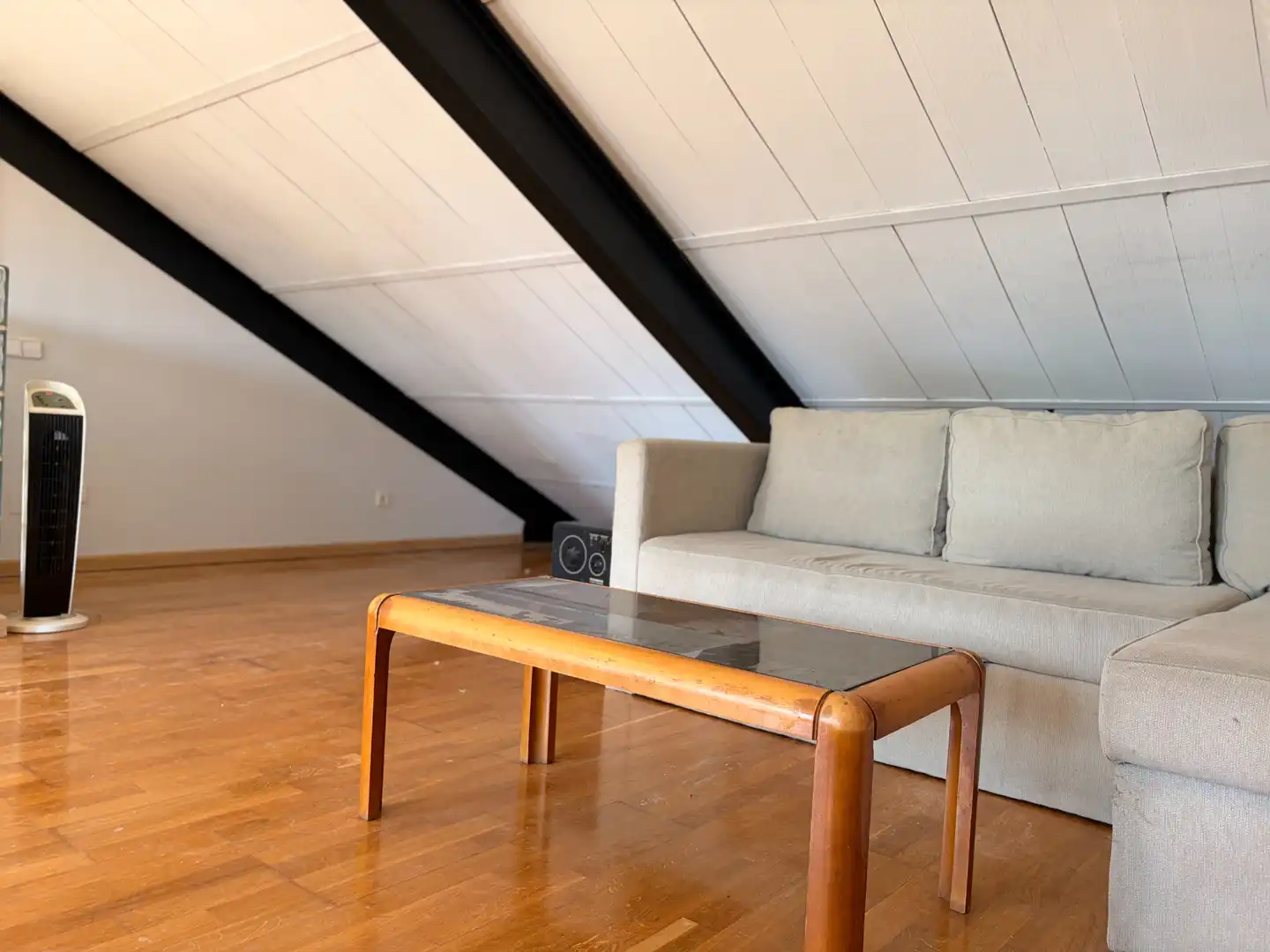 Sala d'estar de Casa adosada en venda en Murcia amb Aire condicionat, Terrassa i Traster