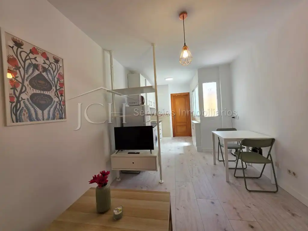 Sala de estar de Apartamento de alquiler en Mijas con Aire acondicionado, Amueblado y Microondas