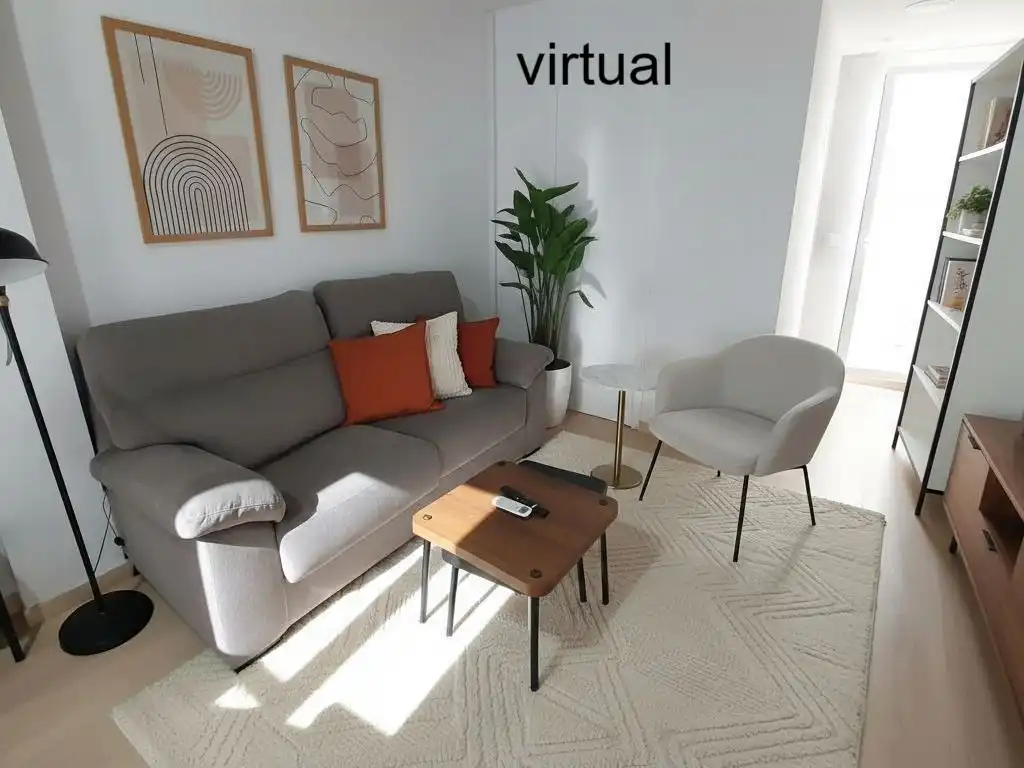 Sala de estar de Piso en venta en  Valencia Capital con Aire acondicionado, Terraza y Balcón