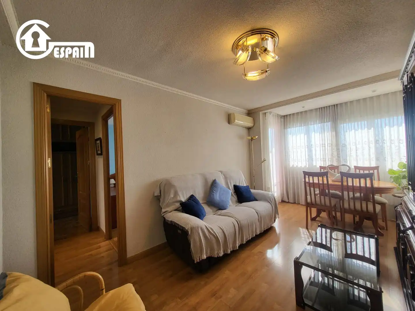 Wohnzimmer von Wohnung zum Verkauf in Madrid mit Heizung, Terrasse und Möbliert