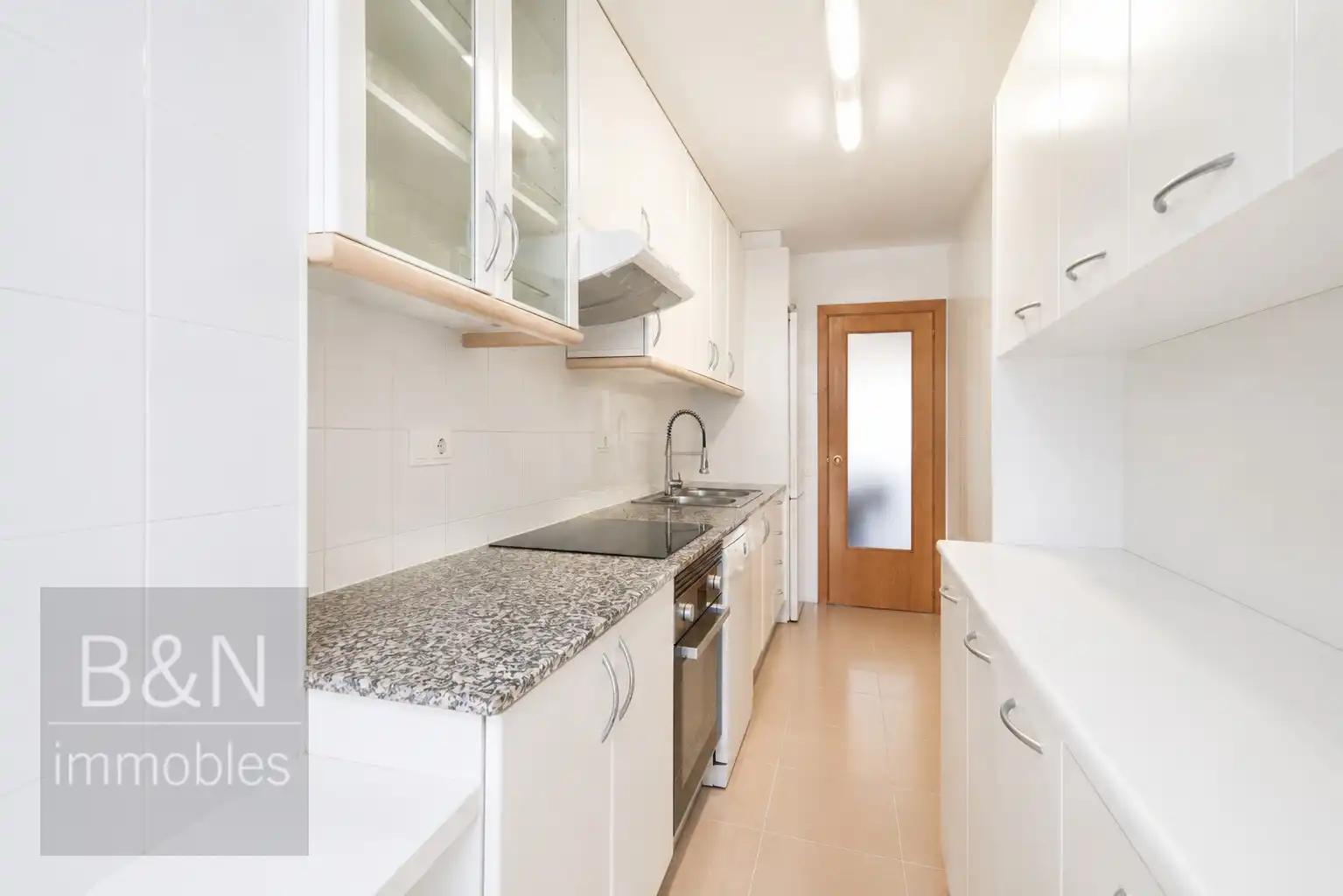 Kitchen of Flat for sale in Terrassa  with Air Conditioner, Heating and Balcony