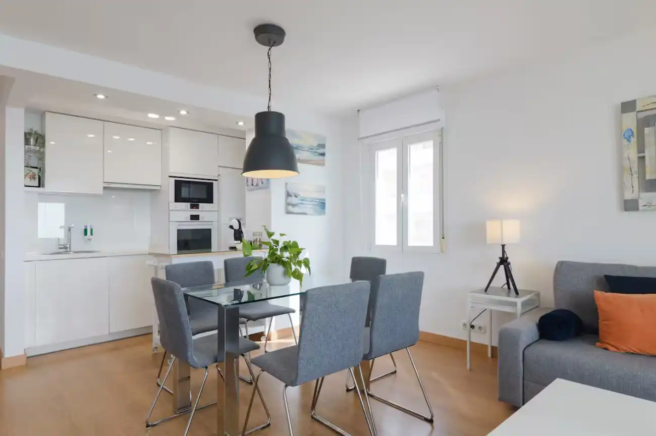Dining room of Apartments for rent in Marbella  with Air Conditioner, Heating and Parquet flooring