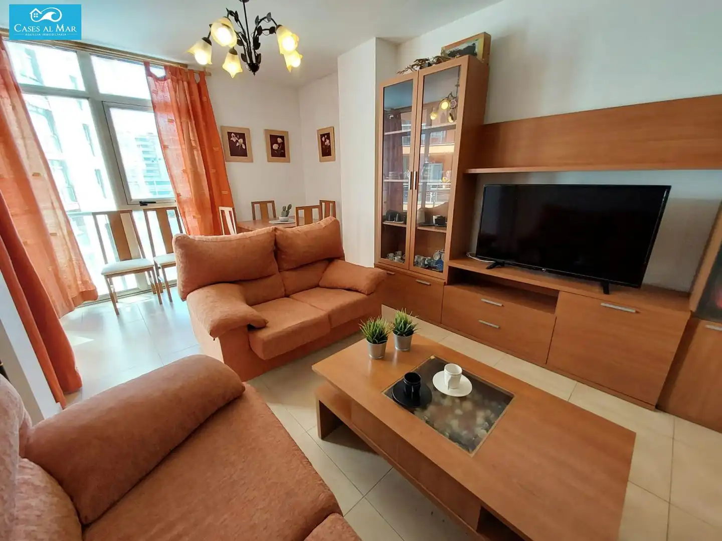 Sala d'estar de Apartament en venda en Oropesa del Mar / Orpesa amb Aire condicionat, Calefacció i Terrassa