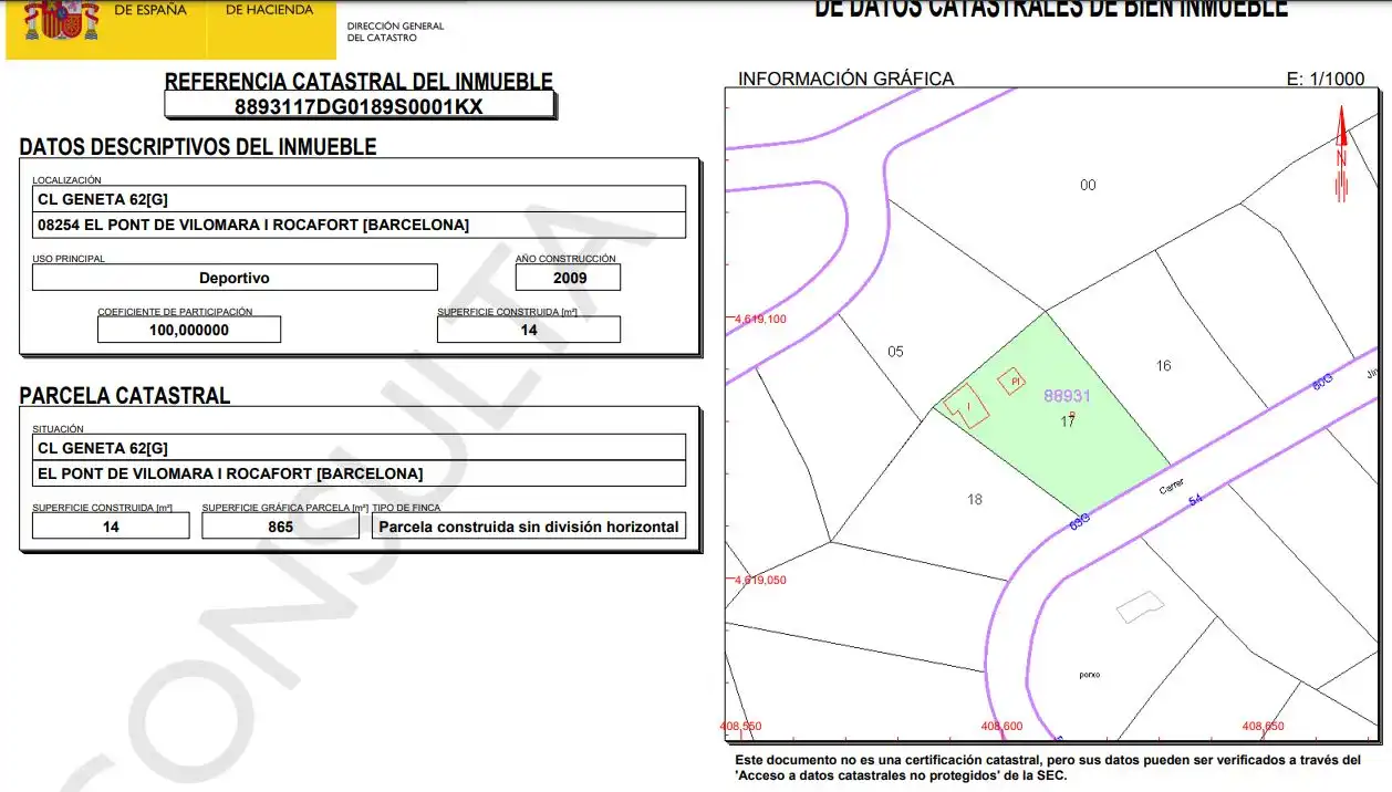 Terrain rustique à vendre à GENETA