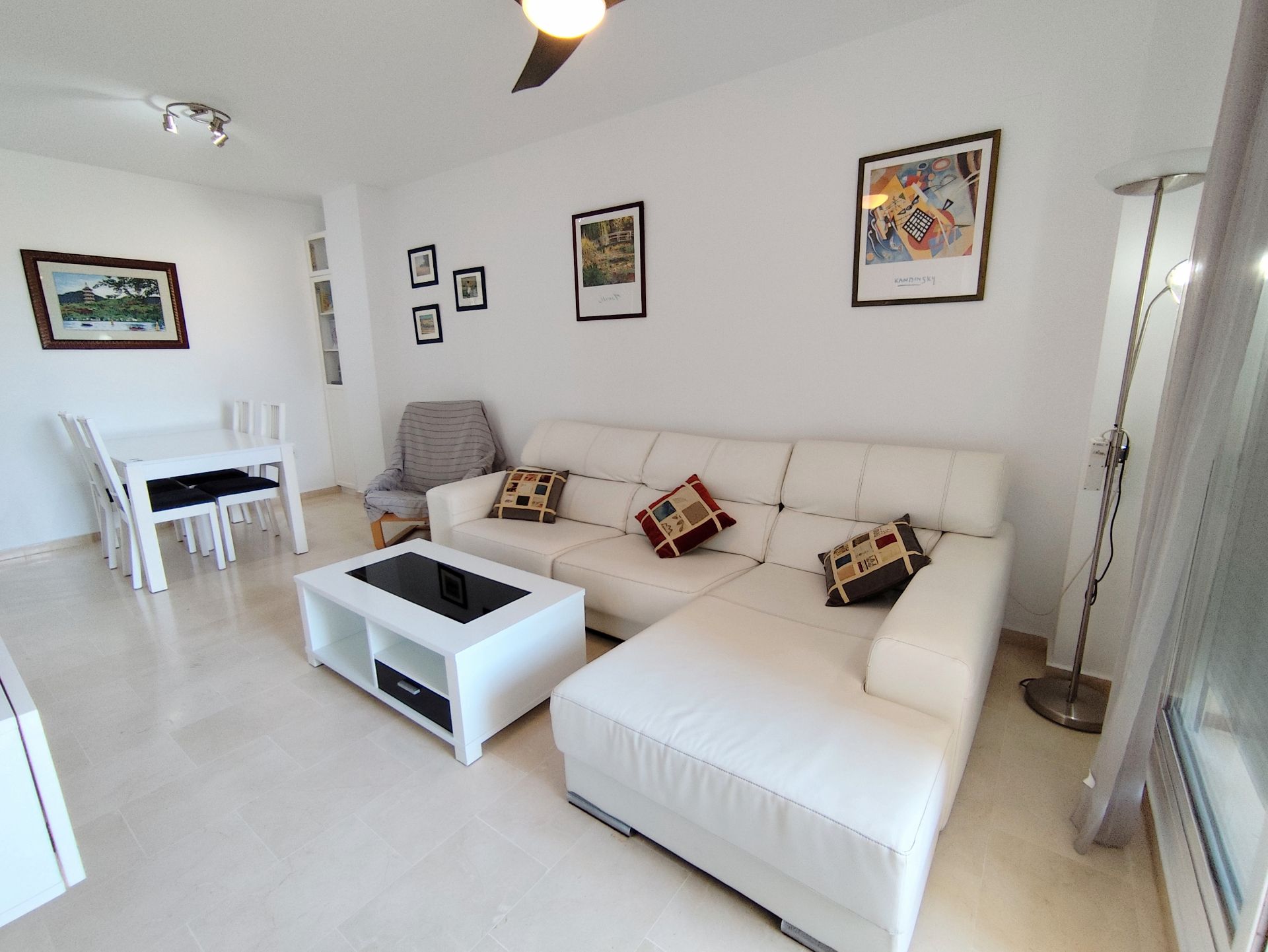 Living room of Flat to rent in Sanlúcar de Barrameda  with Air Conditioner, Heating and Terrace