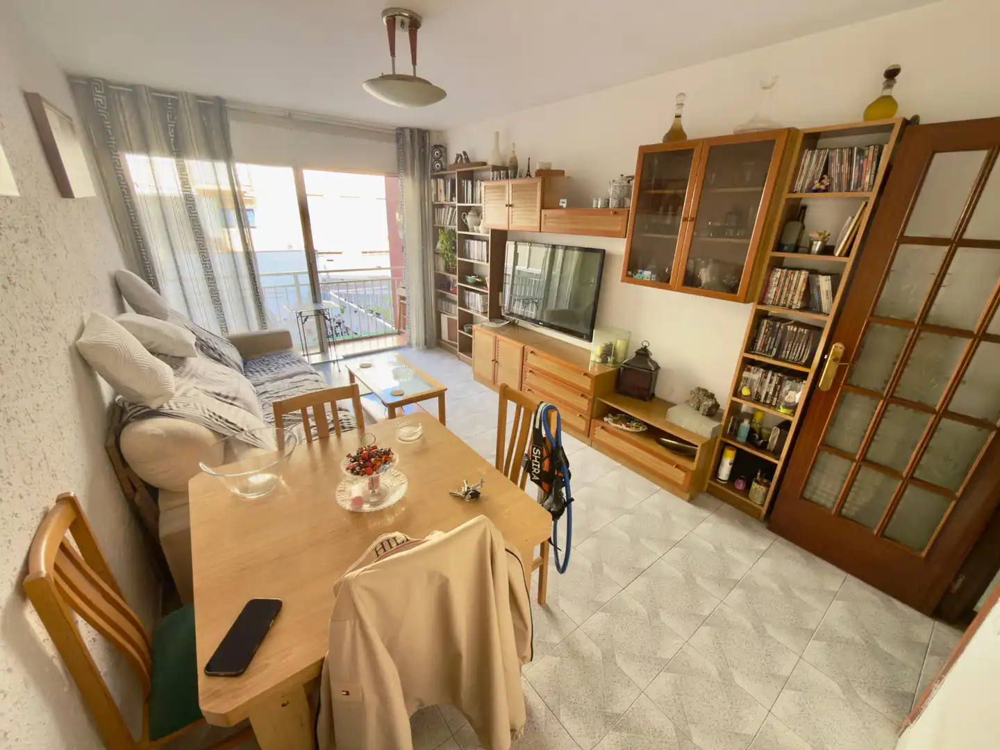 Wohnzimmer von Wohnung zum Verkauf in Cornellà de Llobregat mit Balkon