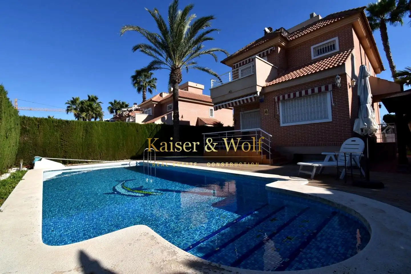 Piscina de Casa o chalet en venta en Santa Pola con Aire acondicionado, Jardín privado y Terraza