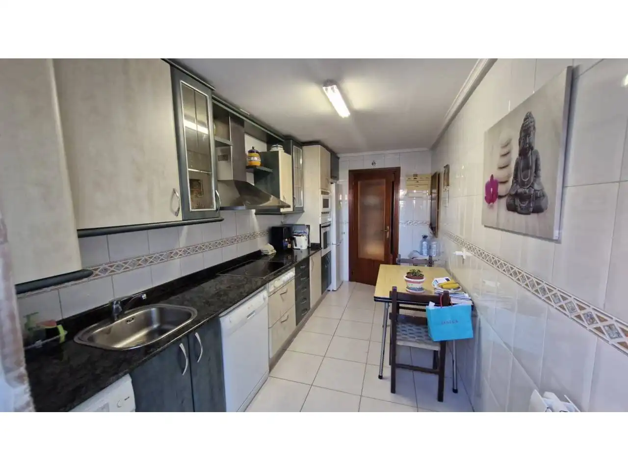 Kitchen of Flat for sale in Lardero  with Heating, Parquet flooring and Terrace
