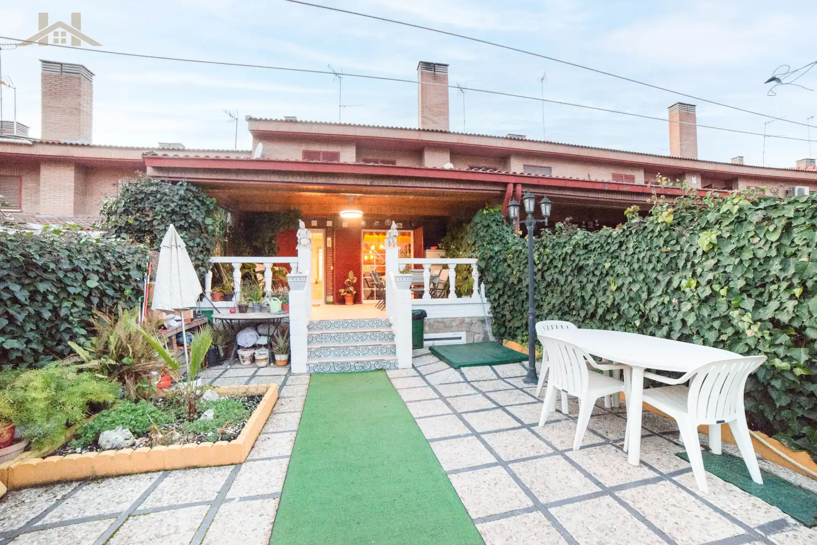 Garden of Houses for sale in Fuenlabrada  with Air Conditioner, Heating and Private garden