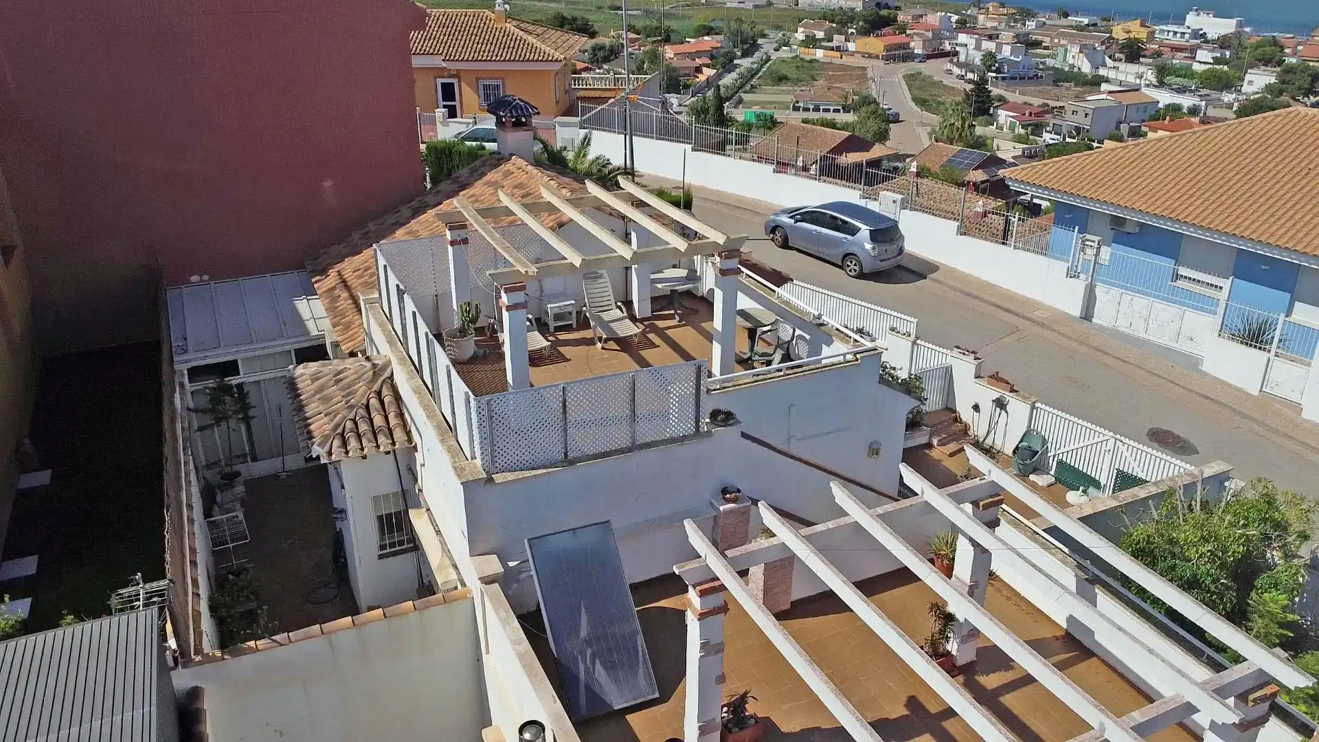 Terraza de Casa adosada en venta en Cartagena con Terraza, Amueblado y Piscina comunitaria