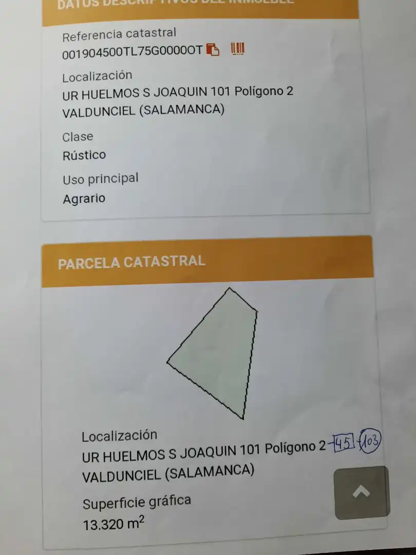Land for sale in Valdunciel