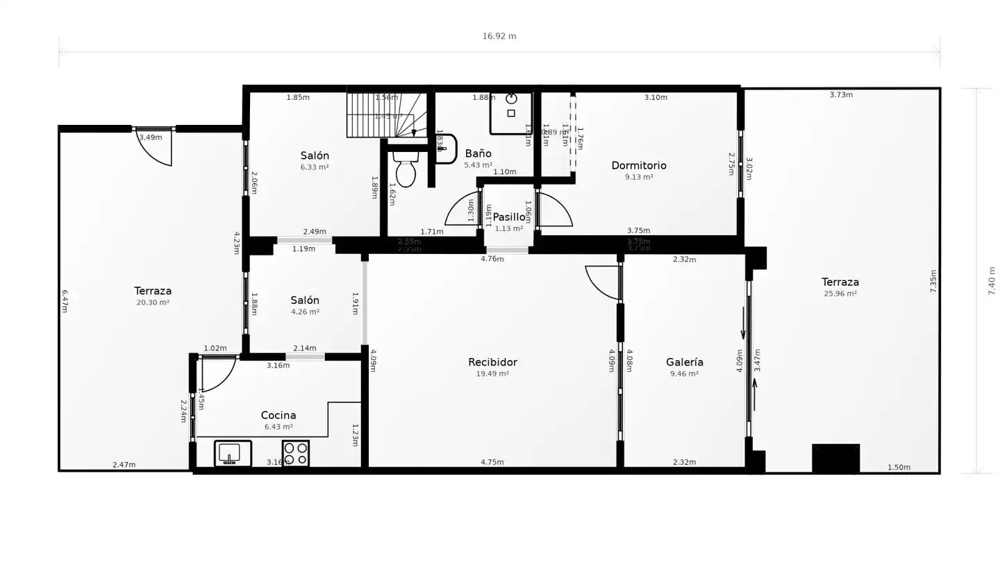 Dúplex en venta en Torrevieja con Aire acondicionado, Jardín privado y Terraza