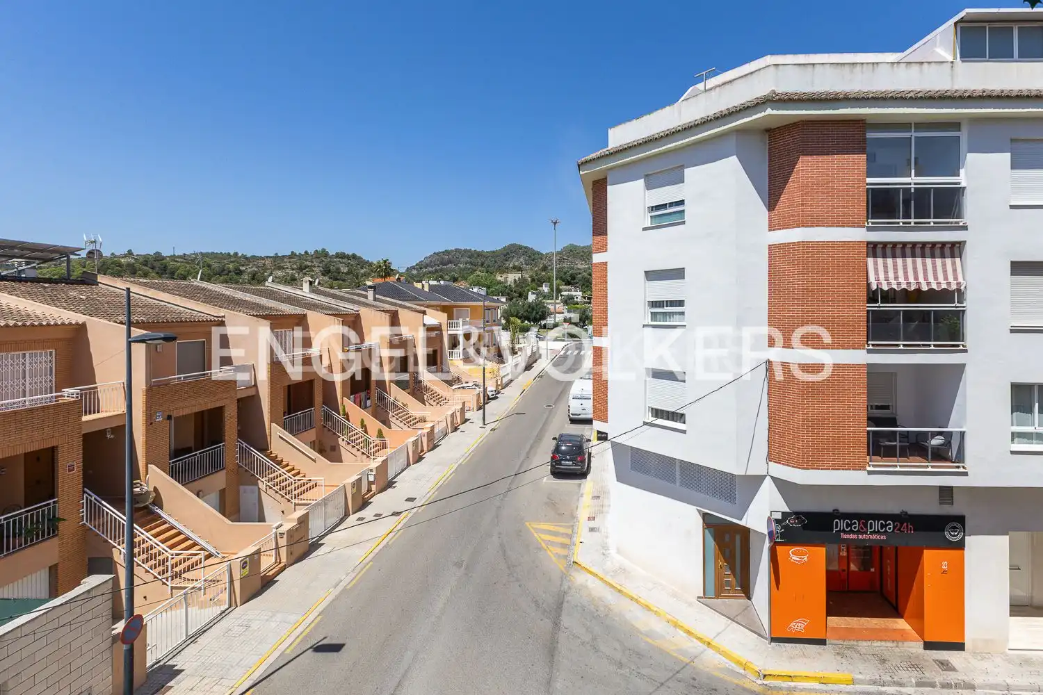 Exterior view of Flat for rent in El Real de Gandia  with Air Conditioner and Heating
