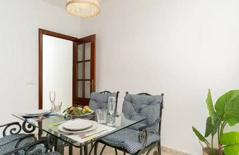 Dining room of Flat for rent in Torremolinos  with Air Conditioner, Furnished and Balcony