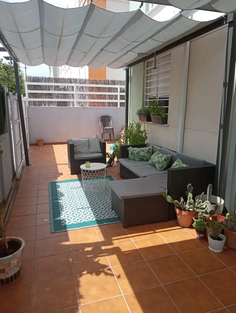 Terraza de Casa adosada de alquiler en Almazora / Almassora con Terraza, Piscina y Amueblado