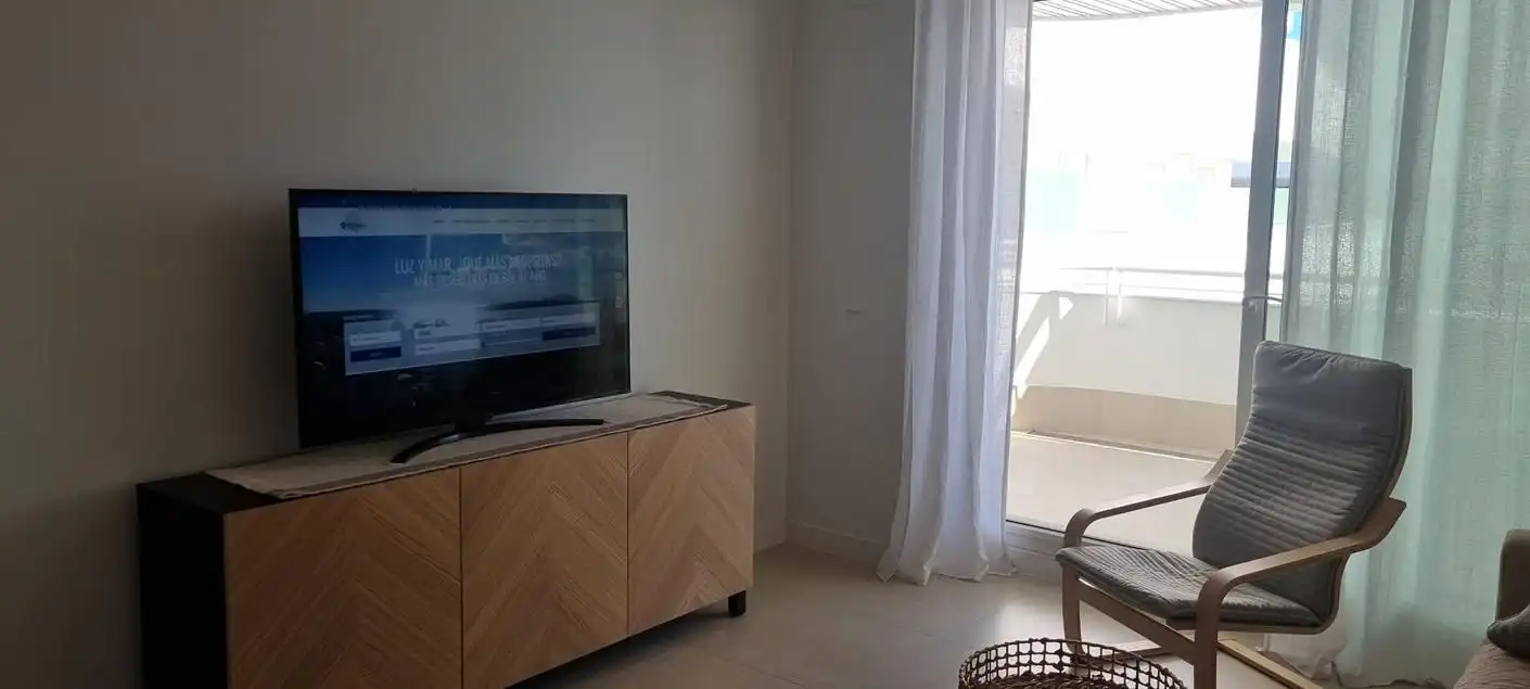 Sala d'estar de Apartament de lloguer en Vélez-Málaga amb Aire condicionat, Calefacció i Terrassa