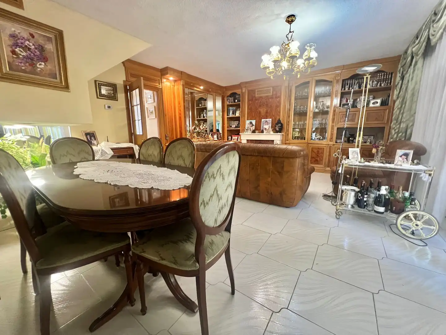 Comedor de Casa adosada en venta en Madrid con Aire acondicionado, Calefacción y Jardín privado