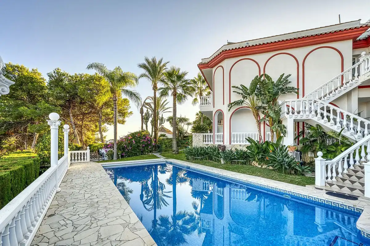 Swimming pool of Detached homes for sale in Marbella  with Air Conditioner, Terrace and Storage room