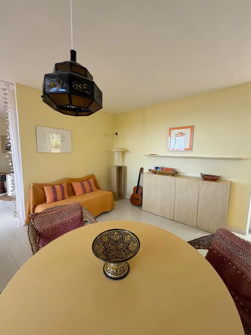 Wohnzimmer von Wohnung zur Miete in Los Realejos mit Parkett, Terrasse und Möbliert