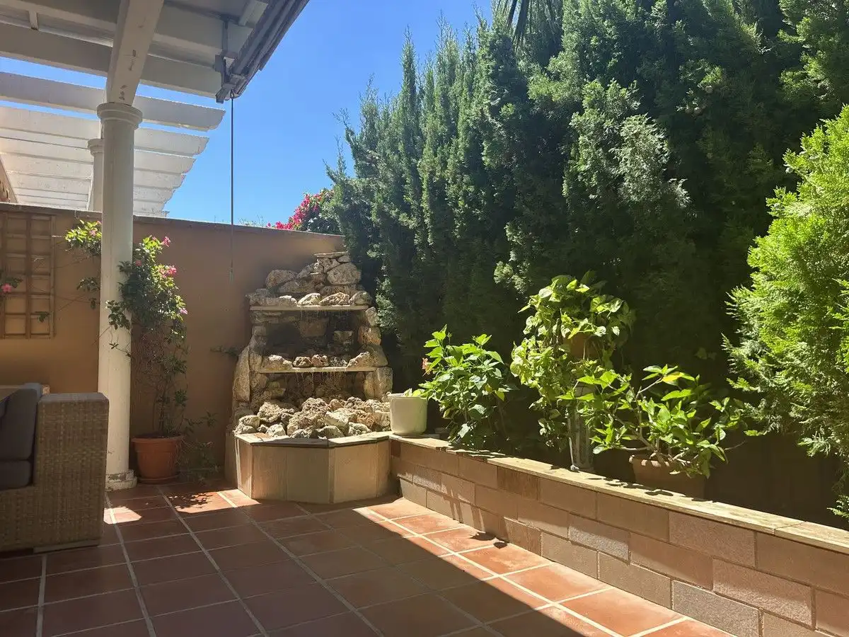 Terrassa de Casa o xalet en venda en Mijas amb Aire condicionat, Jardí privat i Terrassa