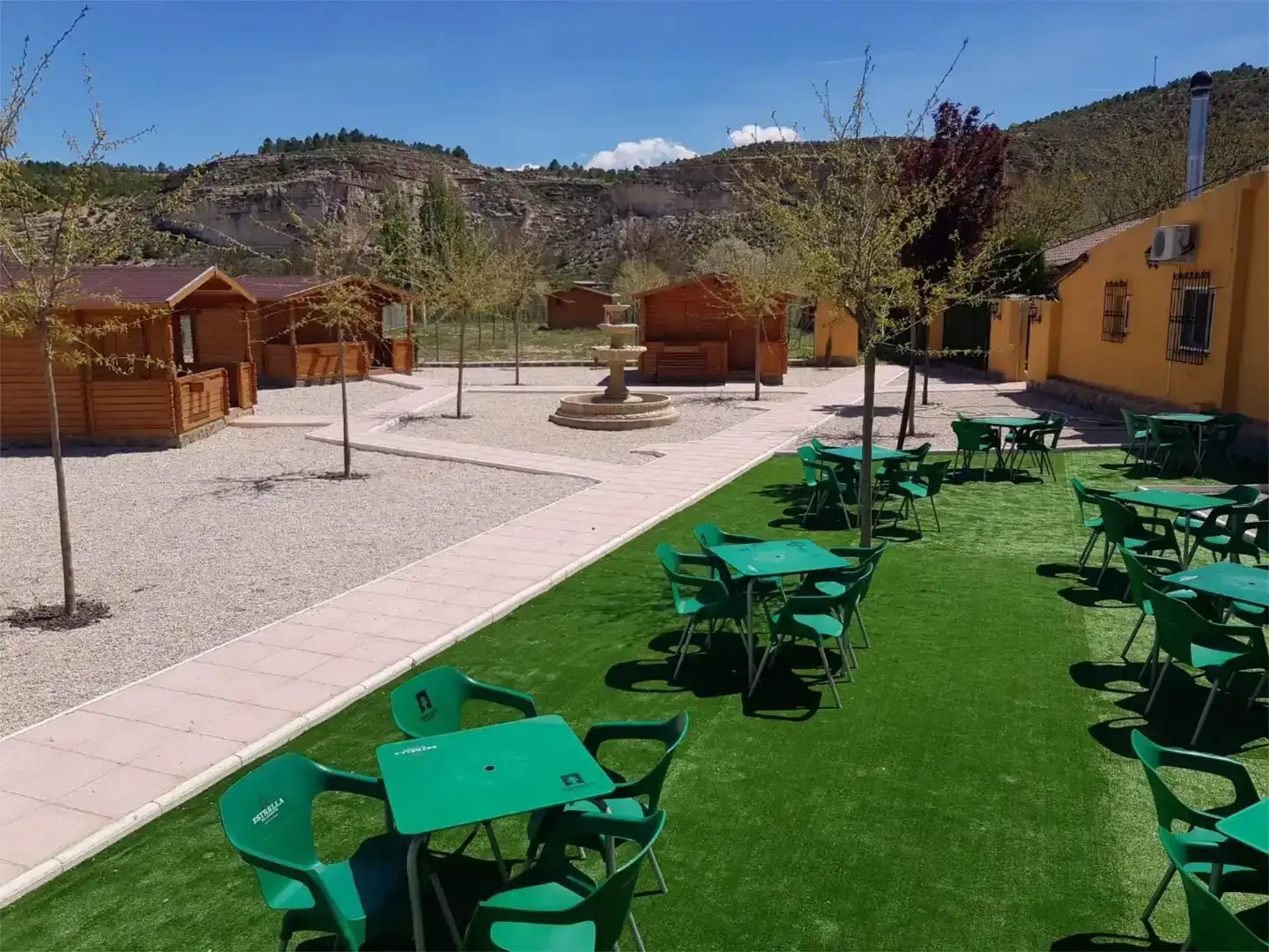 Terrassa de Finca rústica en venda en Valdeganga amb Aire condicionat, Jardí privat i Piscina
