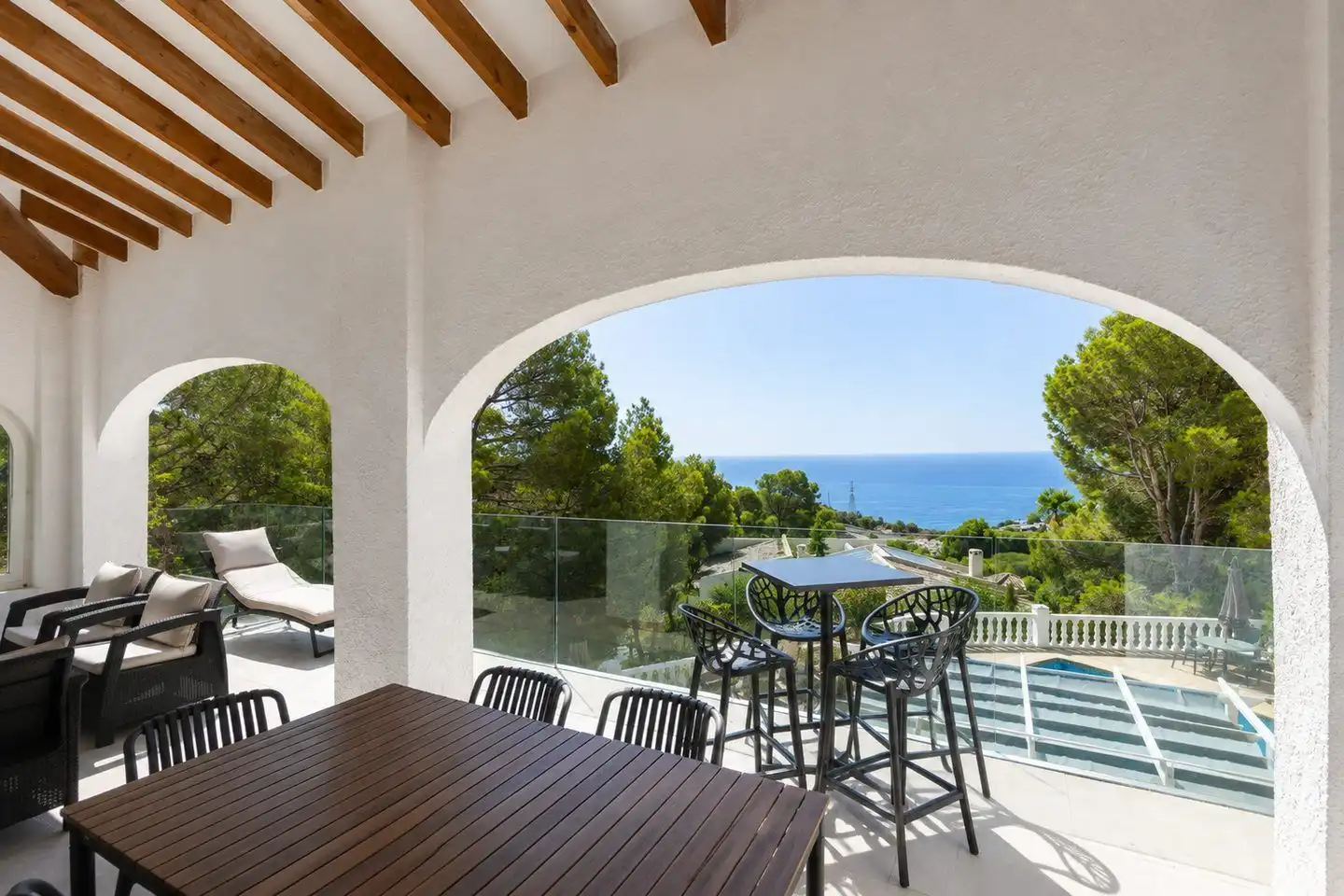 Terrassa de Casa o xalet de lloguer en Altea amb Aire condicionat, Calefacció i Jardí privat