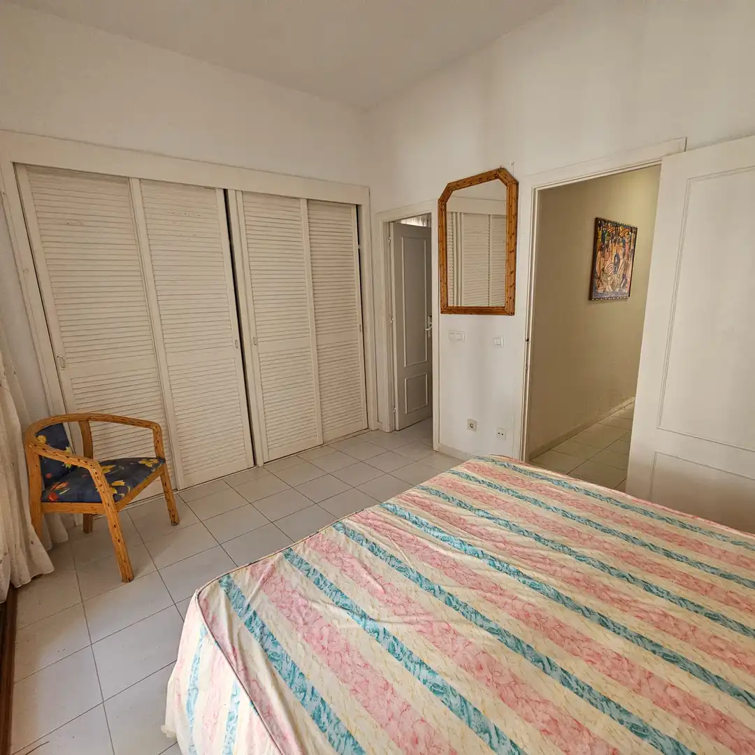 Dormitori de Casa adosada en venda en La Manga del Mar Menor amb Jardí privat, Terrassa i Moblat