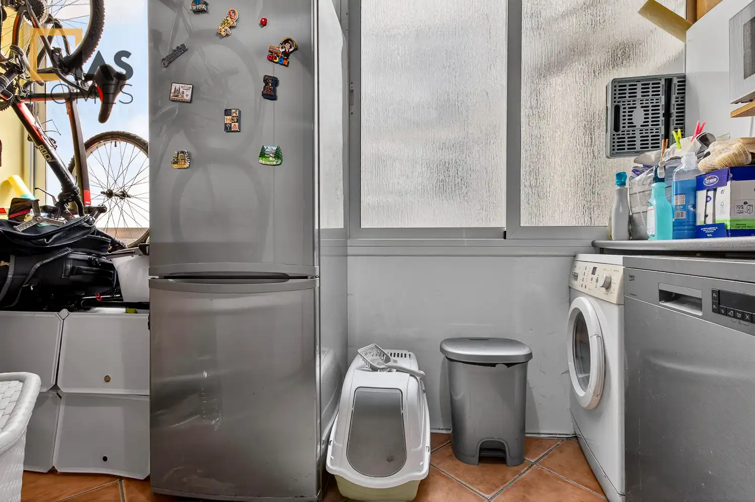 Badezimmer von Wohnung zum Verkauf in Terrassa mit Klimaanlage, Heizung und Terrasse