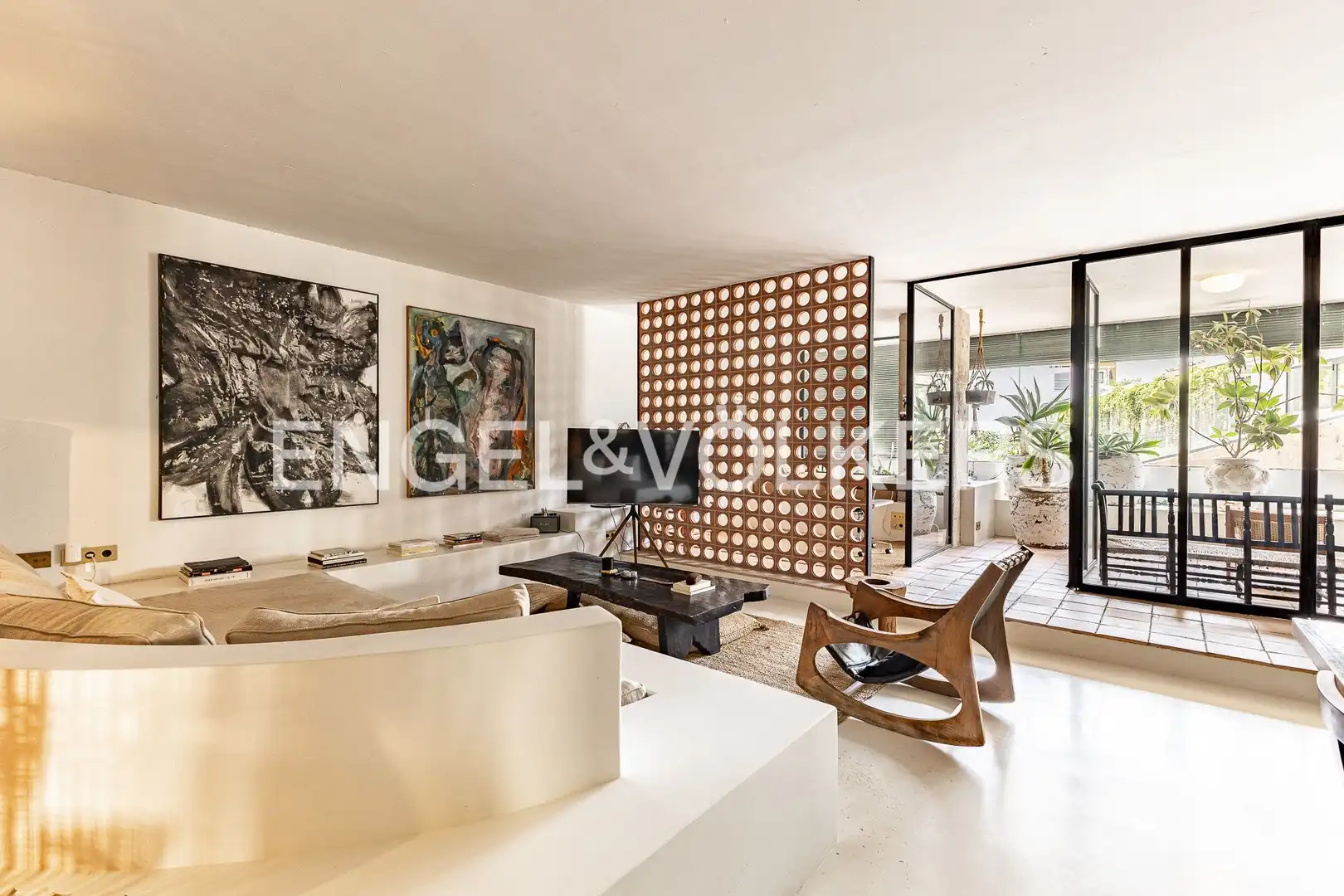 Sala d'estar de Loft en venda en Barcelona amb Aire condicionat, Calefacció i Terrassa