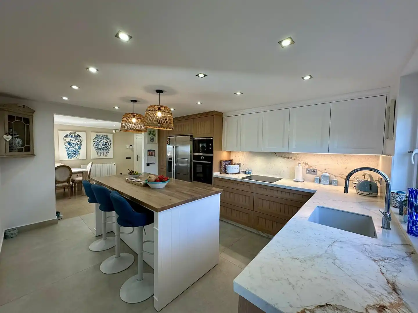 Kitchen of Houses for sale in Estepona  with Air Conditioner, Private garden and Terrace