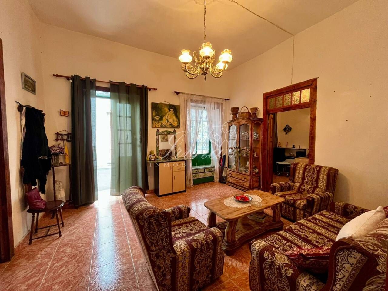 Sala d'estar de Casa adosada en venda en Tazacorte