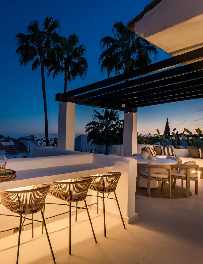 Terraza de Ático en venta en Marbella con Aire acondicionado, Terraza y Piscina
