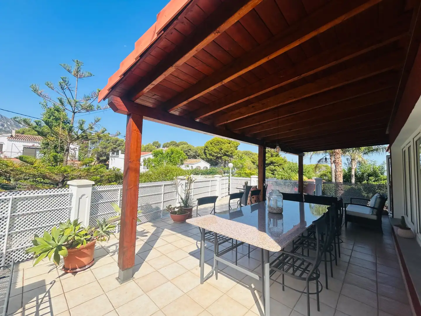 Terraza de Casa o chalet en venta en Dénia con Aire acondicionado, Calefacción y Jardín privado