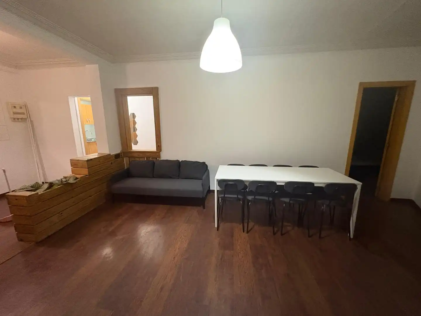 Dining room of Flat for sale in Manresa  with Parquet flooring, Furnished and Oven