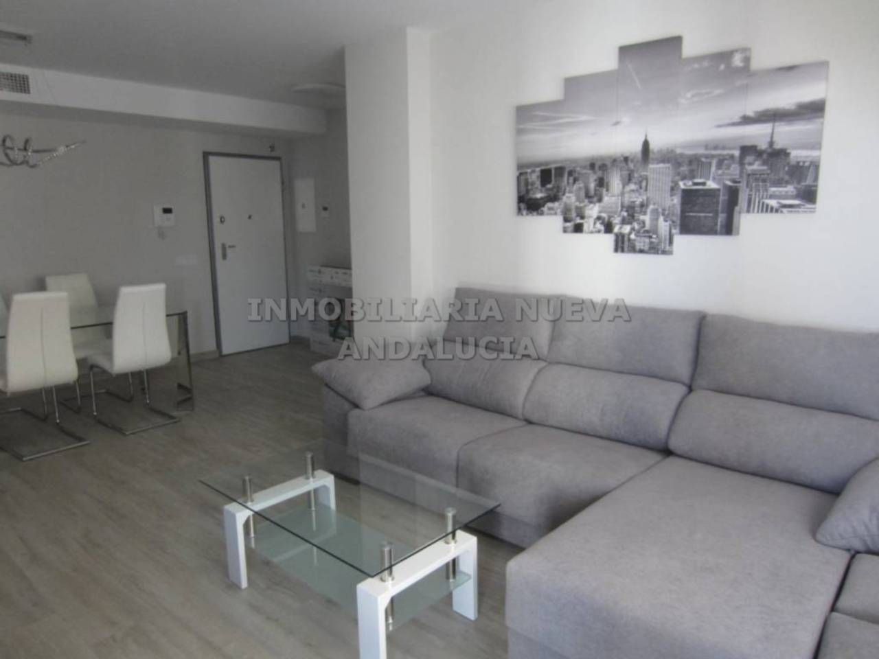 Sala d'estar de Pis de lloguer en  Almería Capital amb Aire condicionat, Terrassa i Traster