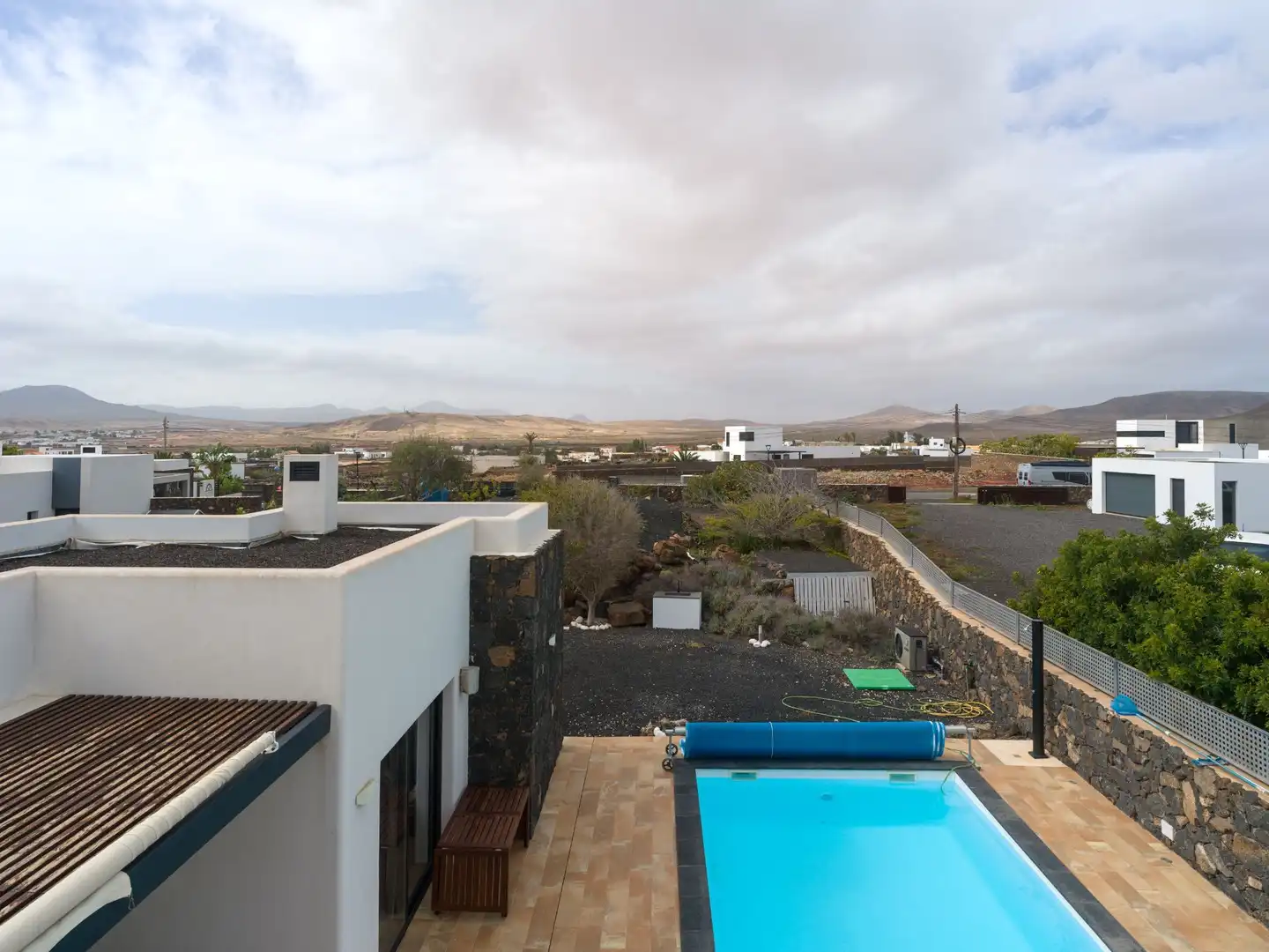 Vista exterior de Casa o chalet en venta en La Oliva con Jardín privado, Terraza y Trastero