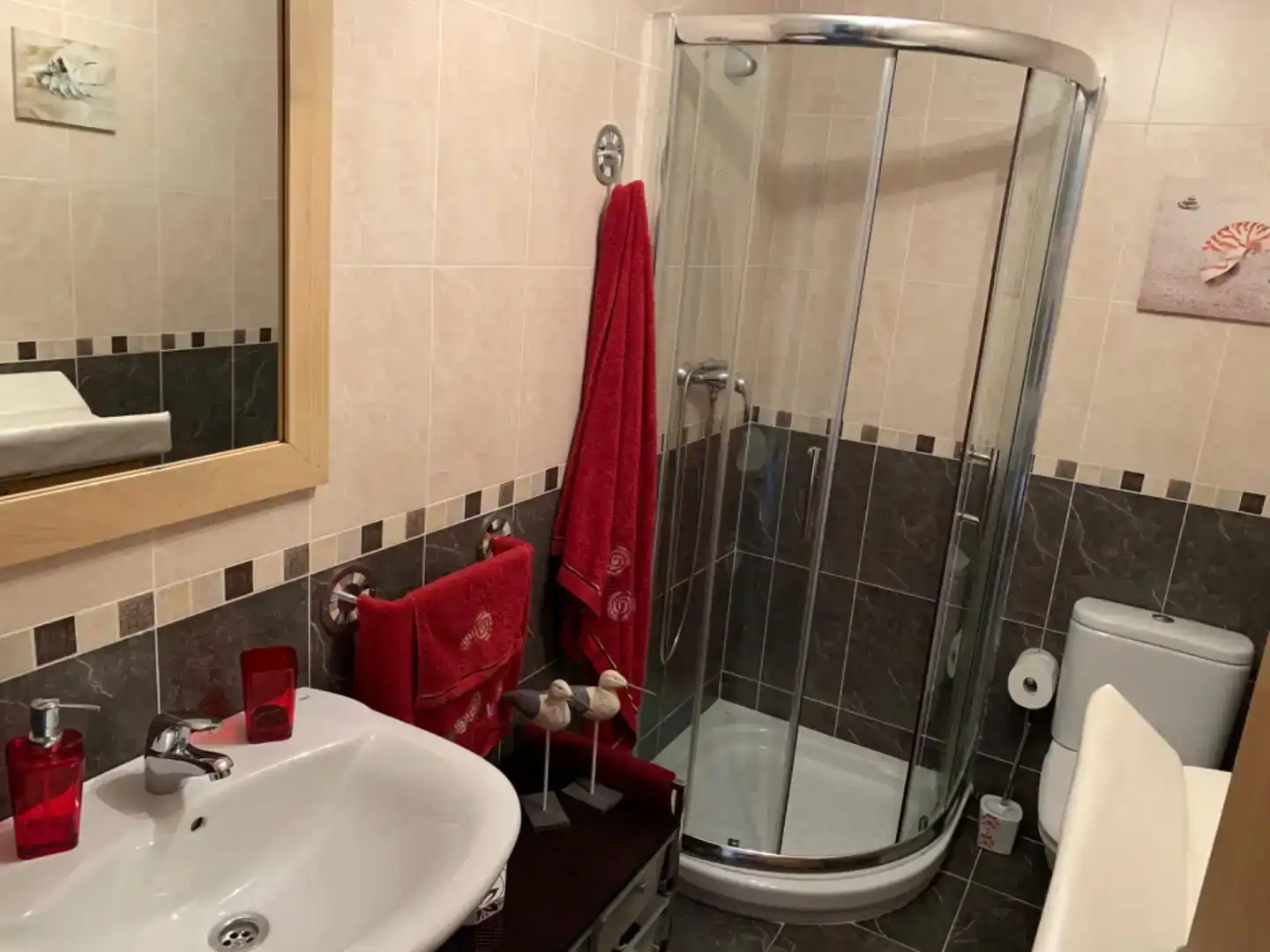 Badezimmer von Maisonette zum Verkauf in Mugardos mit Balkon