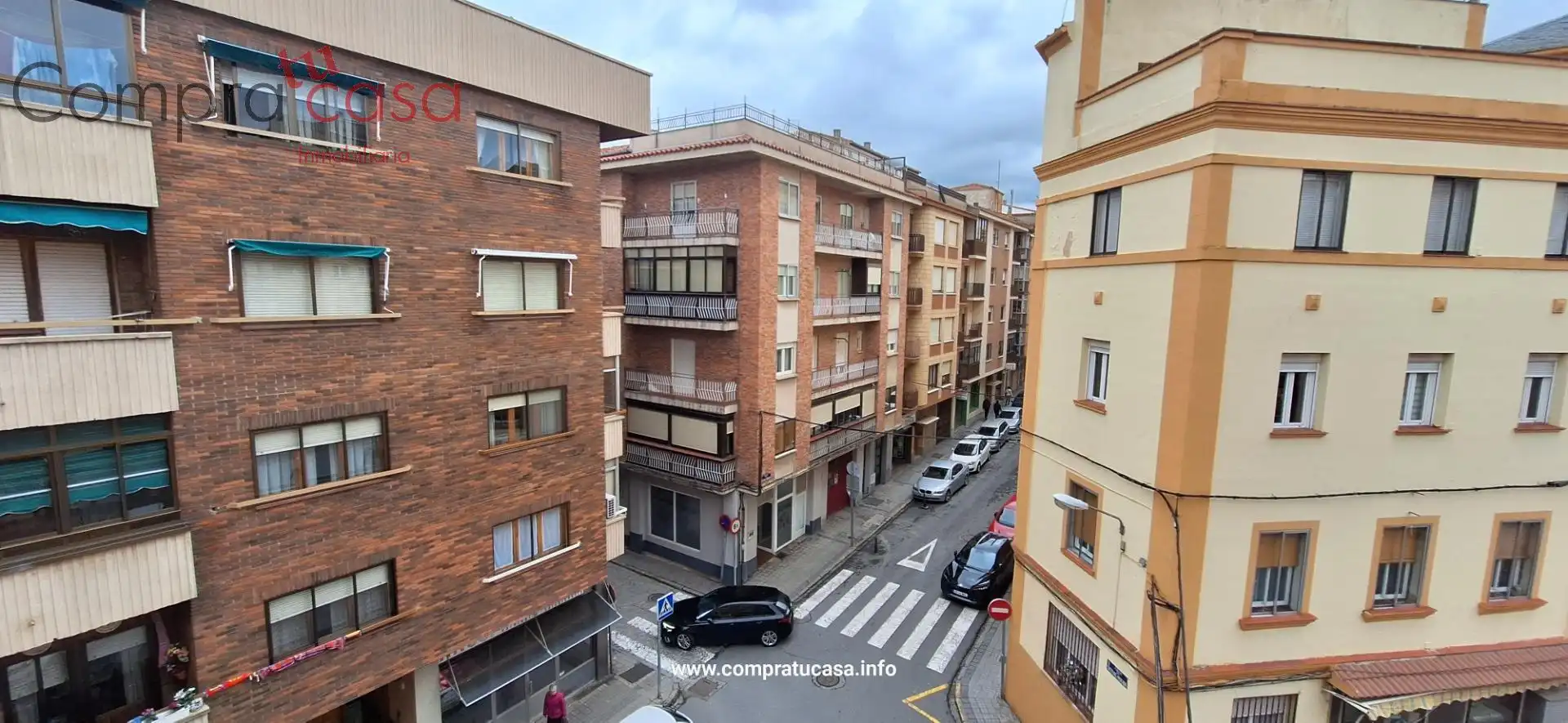 Vista exterior de Piso de alquiler en Segovia Capital con Calefacción, Terraza y Amueblado