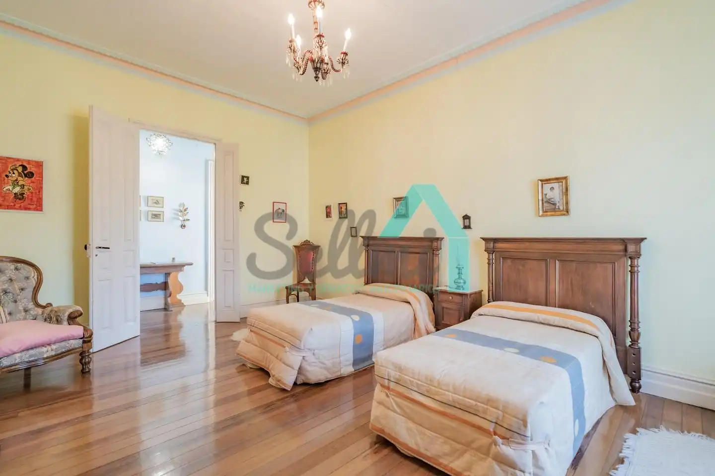 Bedroom of Houses for sale in Pravia  with Heating, Private garden and Parquet flooring
