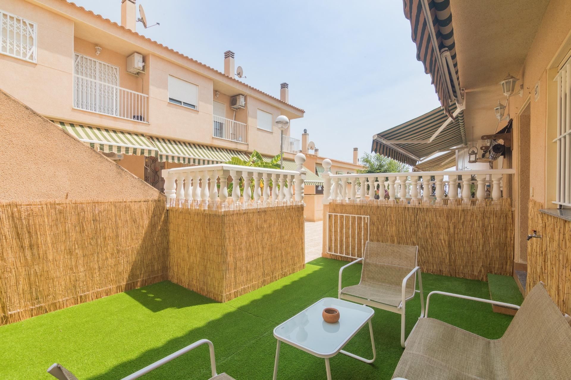 Terrace of House or chalet for sale in Santa Pola  with Air Conditioner, Private garden and Terrace