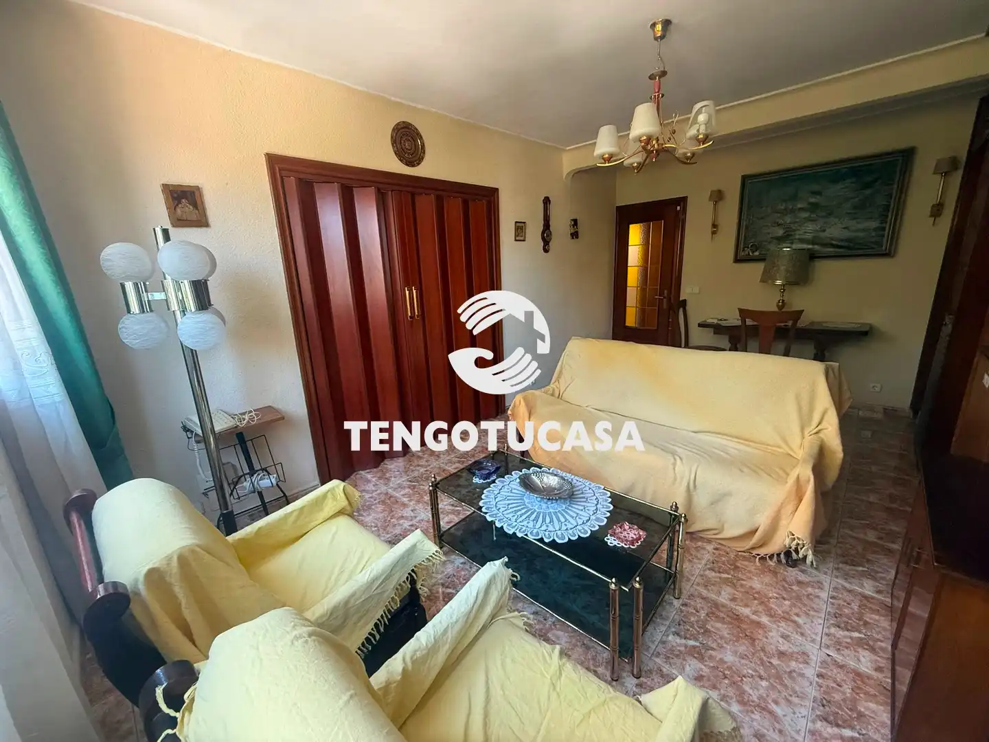 Living room of Flat for rent in Madrid
