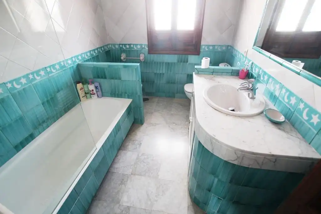 Baño de Casa o chalet en venta en Jerez de la Frontera con Aire acondicionado, Jardín privado y Terraza
