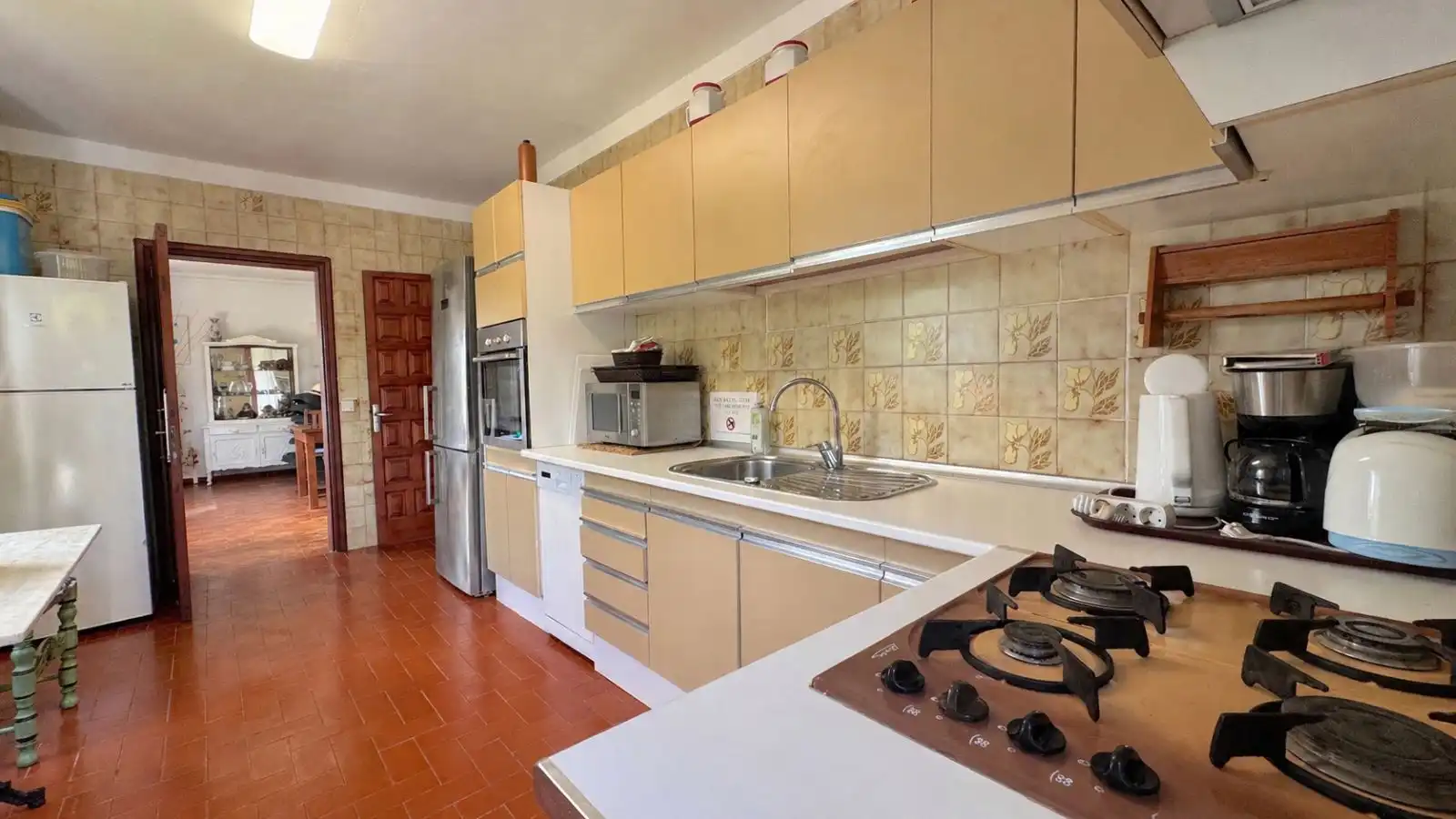 Cocina de Finca rústica en venta en Pollença con Calefacción, Jardín privado y Terraza