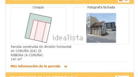 Foto 3 de Casa o xalet en venda a Avenida de la Coruña, 35, Santa Uxía de Ribeira, Ribeira